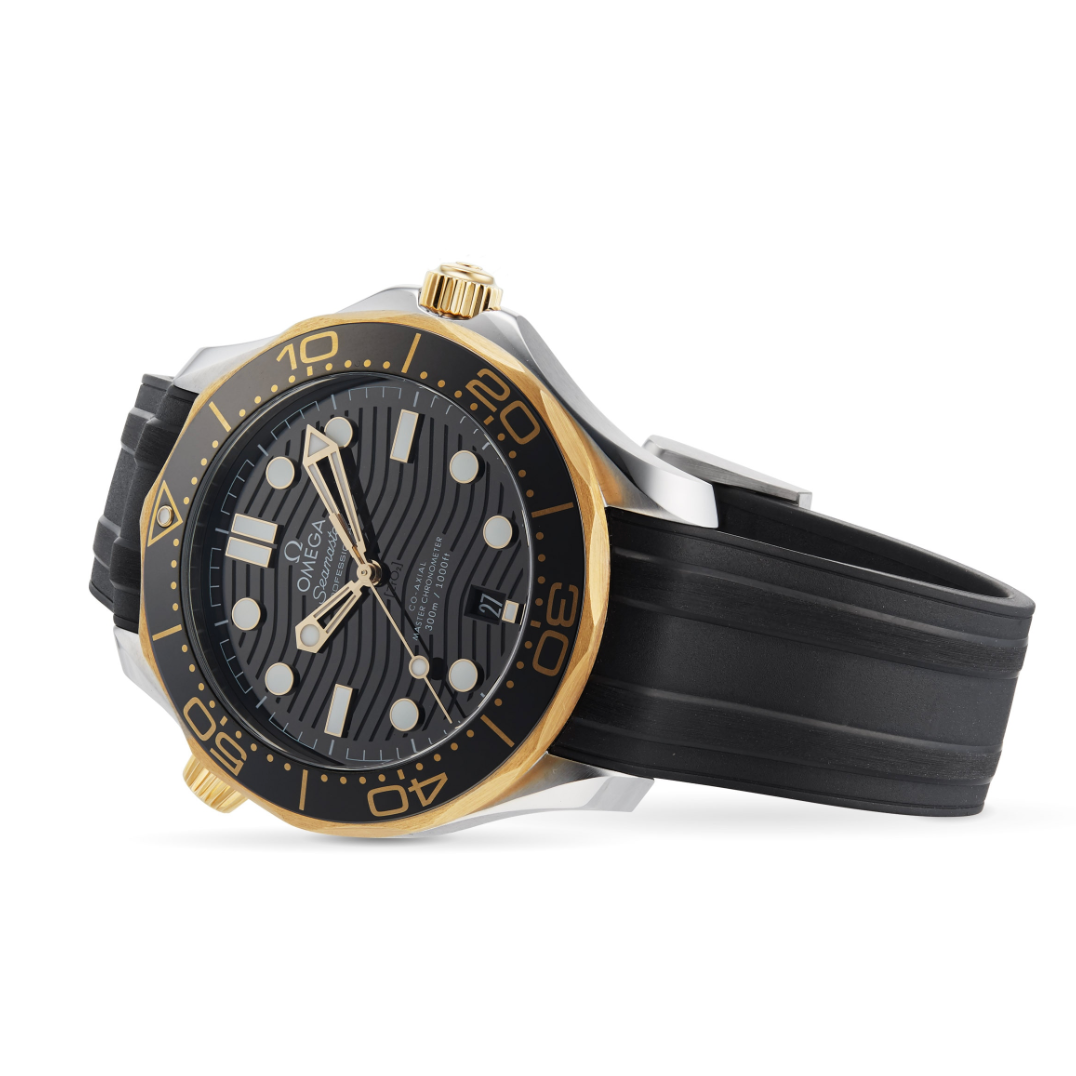 Omega Seamaster diver 300 co-axial Black Gold - IP Empire Replica Watches