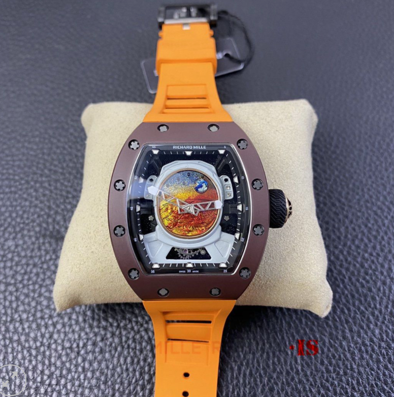 RM 52-05 Replica - Orange Strap , Pharrell Williams - IP Empire Replica Watches