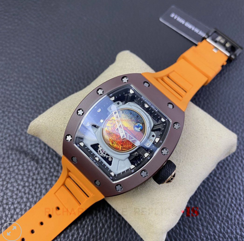 RM 52-05 Replica - Orange Strap , Pharrell Williams - IP Empire Replica Watches