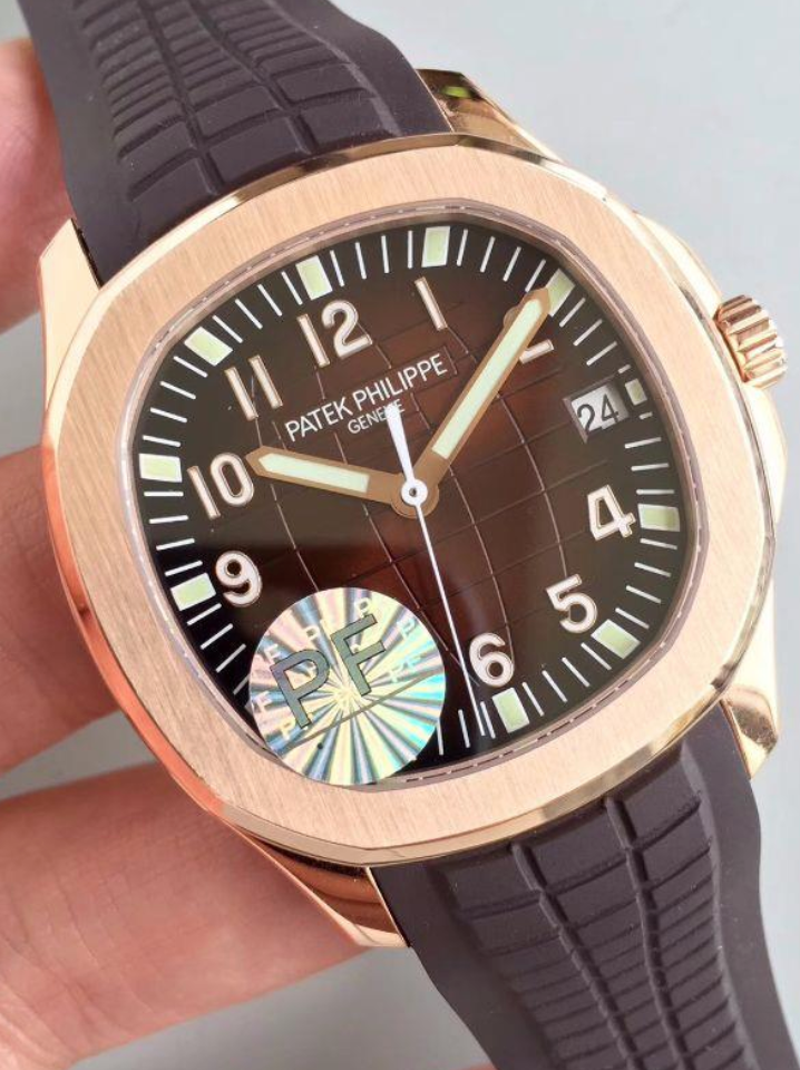 Patek Philippe Aquanaut Jumbo 5167R-001 PF Factory Chocolate Dial - IP Empire Replica Watches